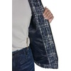 image:imageKARL LAGERFELD Womens Tweed Capelet CoatBlue Multi
