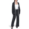 image:imageKARL LAGERFELD Womens Varsity Cardigan With Patch SweaterBlackSoft White