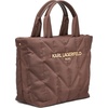 image:imageKARL LAGERFELD Womens Voyage Tote Bag With Adjustable StrapDark Chocolate