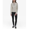 image:imageKARL LAGERFELD Womens Zip Front Faux Leather JacketIvory