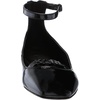 image:imageKARL LAGERFELD Womens Zyvia Ankle Strap Ballet FlatsBlackSmoke