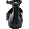 image:imageKARL LAGERFELD Womens Zyvia Ankle Strap Ballet FlatsBlackSmoke