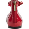 image:imageKARL LAGERFELD Womens Zyvia Ankle Strap Ballet FlatsClassic Red