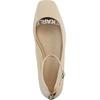 image:imageKARL LAGERFELD Womens Zyvia Ankle Strap Ballet FlatsDusty Nude