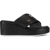 image:imageKARL LAGERFELD womens Caleigh Atelier Wedge Sandal With PinsBlack