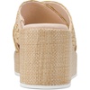 image:imageKARL LAGERFELD womens Caleigh Atelier Wedge Sandal With PinsNatural