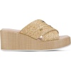 image:imageKARL LAGERFELD womens Caleigh Atelier Wedge Sandal With PinsNatural