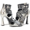 image:imageKARL LAGERFELD womens Careliz Evening Strappy Dress Heel With Belt DetailPewter