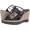 image:imageKARL LAGERFELD womens Carita Wedge Sandal PlatformBlack