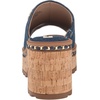 image:imageKARL LAGERFELD womens Carita Wedge Sandal PlatformBlue