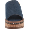 image:imageKARL LAGERFELD womens Carita Wedge Sandal PlatformBlue
