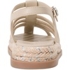 image:imageKARL LAGERFELD womens Chaselyn Fisherman Espadrille Sandal With PinsDusty Nude