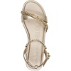 image:imageKARL LAGERFELD womens Christiano Strappy Flat SandalWhite Gold