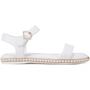 image:imageKARL LAGERFELD womens Cresson Ankle Strap SandalBright White