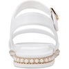 image:imageKARL LAGERFELD womens Cresson Ankle Strap SandalBright White