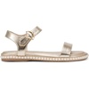 image:imageKARL LAGERFELD womens Cresson Ankle Strap SandalWhite Gold