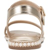 image:imageKARL LAGERFELD womens Cresson Ankle Strap SandalWhite Gold