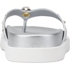 image:imageKARL LAGERFELD womens Hayze Flip Flop With Pearl EmbellishmentsSilver