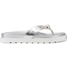 image:imageKARL LAGERFELD womens Hayze Flip Flop With Pearl EmbellishmentsSilver