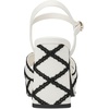image:imageKARL LAGERFELD womens Hickory Platform Ankle Strap HeelCream