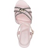 image:imageKARL LAGERFELD womens Hickory Platform Ankle Strap HeelLight Blush