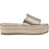 image:imageKARL LAGERFELD womens Keswick Platform Espadrille SandalWhite Gold