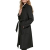 image:imageKARL LAGERFELD womens Legacy Military Long Wool CoatBelted Studded Black