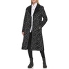 image:imageKARL LAGERFELD womens Legacy Military Long Wool CoatCollared Wool Black