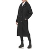 image:imageKARL LAGERFELD womens Legacy Military Long Wool CoatOversized Drop Shoulder Black