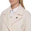 image:imageKARL LAGERFELD womens Legacy Military Long Wool CoatOversized Drop Shoulder White
