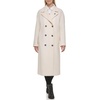 image:imageKARL LAGERFELD womens Legacy Military Long Wool CoatOversized Drop Shoulder White