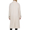 image:imageKARL LAGERFELD womens Legacy Military Long Wool CoatOversized Drop Shoulder White