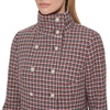 image:imageKARL LAGERFELD womens Legacy Military Long Wool CoatPleated Red Multi