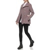 image:imageKARL LAGERFELD womens Legacy Military Long Wool CoatPleated Red Multi