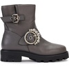 image:imageKARL LAGERFELD womens Lugsole Marceau Combat Boot With Crystal DetailAnthracite