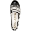 image:imageKARL LAGERFELD womens Millicent Flat Espadrille SandalBlackWhite