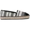 image:imageKARL LAGERFELD womens Millicent Flat Espadrille SandalBlackWhite