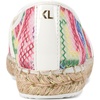 image:imageKARL LAGERFELD womens Millicent Flat Espadrille SandalMultiWhite