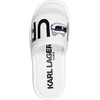 image:imageKARL LAGERFELD womens Opal Bonjour Platform SandalBright White