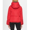 image:imageKARL LAGERFELD womens Stand Collar Short Puffer JacketHooded Red