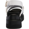 image:imageKARL LAGERFELD womens Tilda Criss Cross Wedge Sandal With PinsBright White