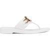 image:imageKARL LAGERFELD womens Vardice Flip Flop Sandal With Chain DetailBright White