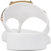 image:imageKARL LAGERFELD womens Vardice Flip Flop Sandal With Chain DetailBright White