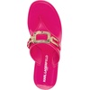 image:imageKARL LAGERFELD womens Vardice Flip Flop Sandal With Chain DetailHot Pink