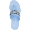 image:imageKARL LAGERFELD womens Vardice Flip Flop Sandal With Chain DetailLight Blue