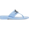 image:imageKARL LAGERFELD womens Vardice Flip Flop Sandal With Chain DetailLight Blue