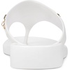image:imageKARL LAGERFELD womens Vesperina Flip Flop Sandal With Chain EmbellishmentBright White