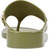 image:imageKARL LAGERFELD womens Vesperina Flip Flop Sandal With Chain EmbellishmentLight Olive