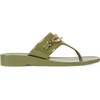 image:imageKARL LAGERFELD womens Vesperina Flip Flop Sandal With Chain EmbellishmentLight Olive