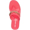 image:imageKARL LAGERFELD womens Vesperina Flip Flop Sandal With Chain EmbellishmentSunset Coral